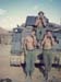 top Sgt C Johnson Left SSG B Sabrie Right Sgt S Anton